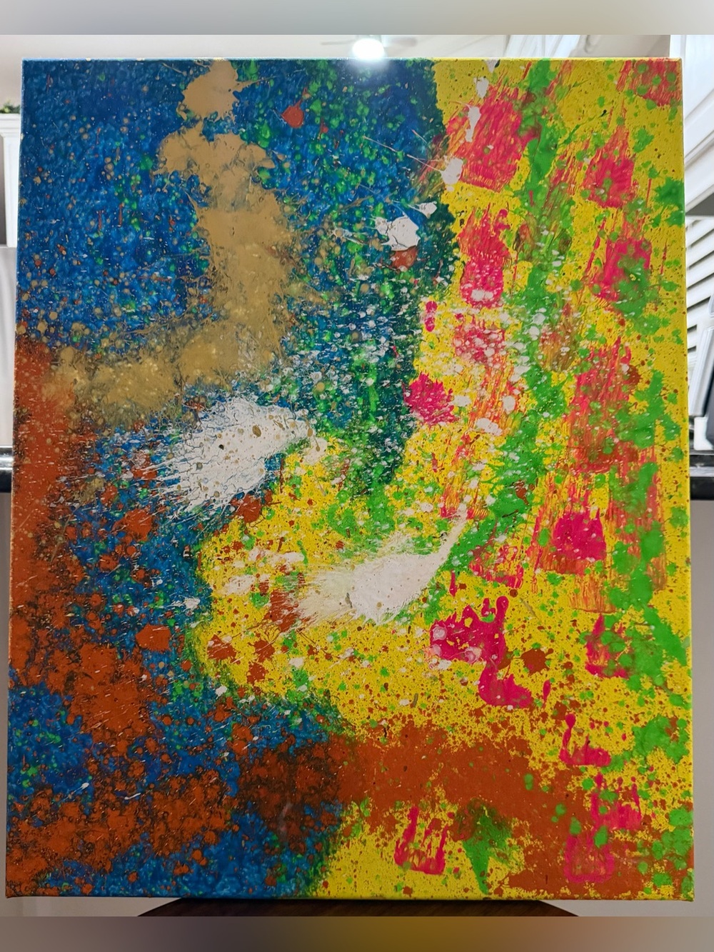 A Color Burst Picture Of Abstract Paintings! A Hue Of Different Colors! 🥳 🎨 💯